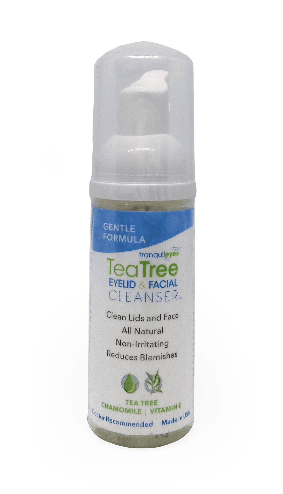 TranquilEyes Tea Tree Foaming Cleanser (Gentle Formula)