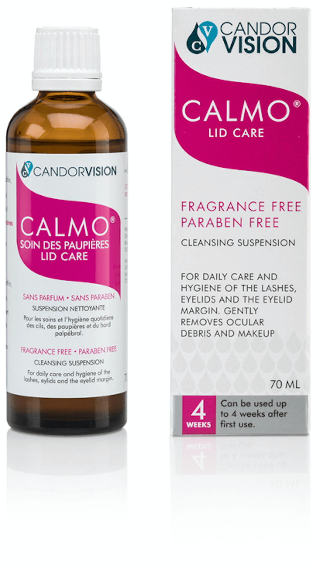 CandorVision CALMO Lid Care Fragance and Paraben Free Cleansing